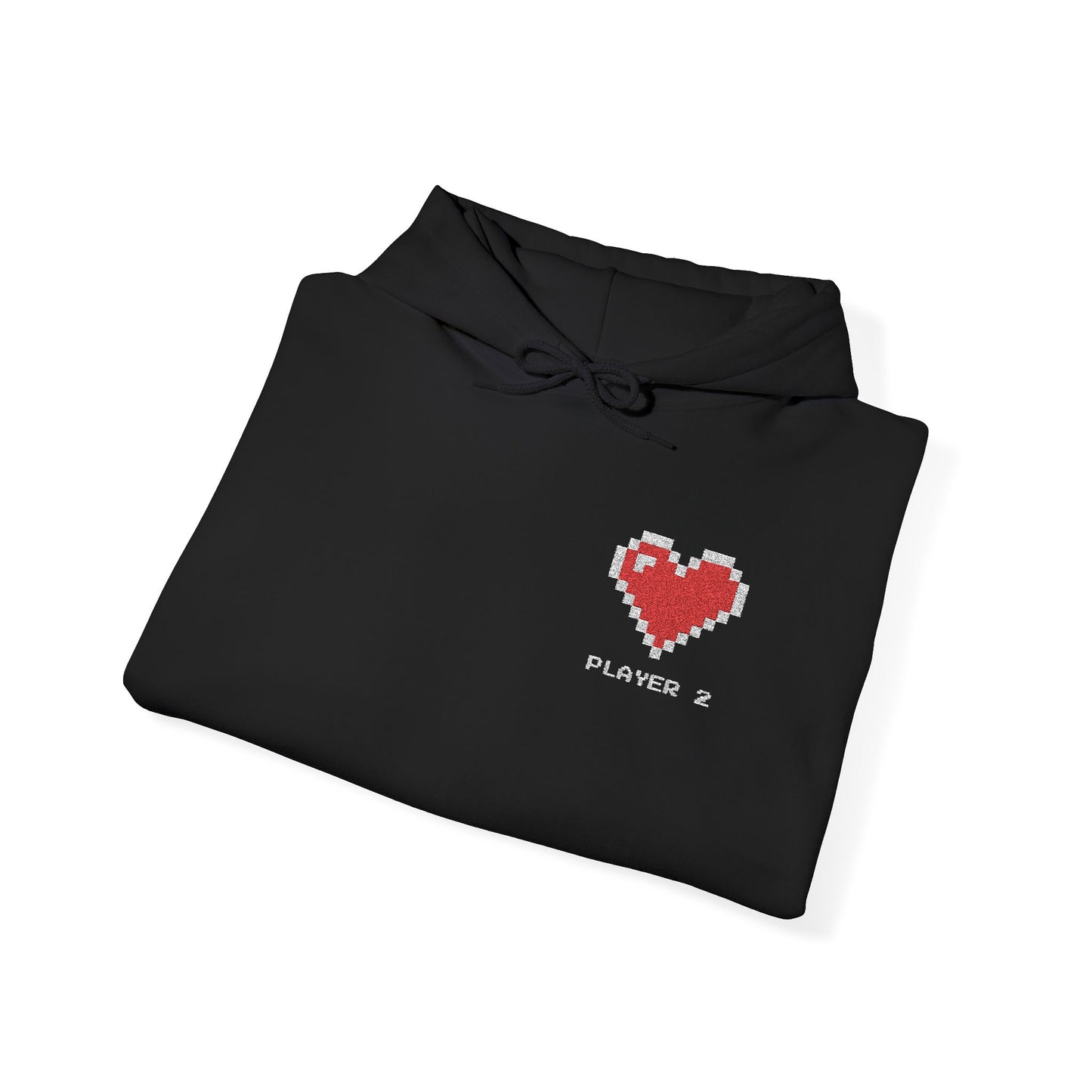 Player 1 & Player 2 Couples Embroidered Sweatshirts – Matching Gamer Love Hoodies