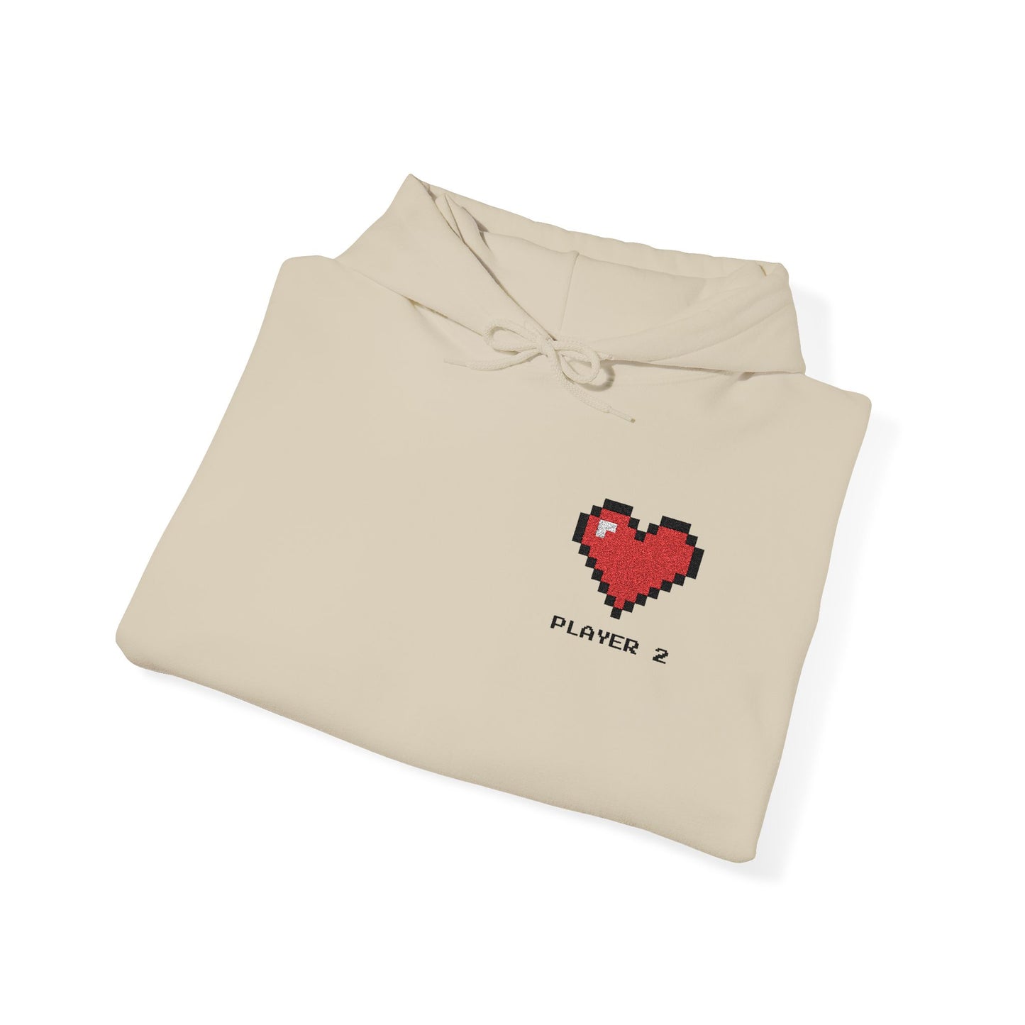 Player 1 & Player 2 Couples Embroidered Sweatshirts – Matching Gamer Love Hoodies