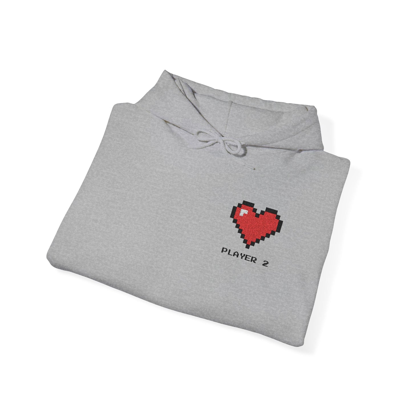 Player 1 & Player 2 Couples Embroidered Sweatshirts – Matching Gamer Love Hoodies